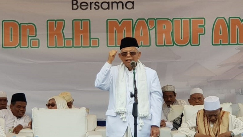 Ma'ruf Amin: Pilpres Bukan Perang Baratayuda, Jangan Ada Perpecahan