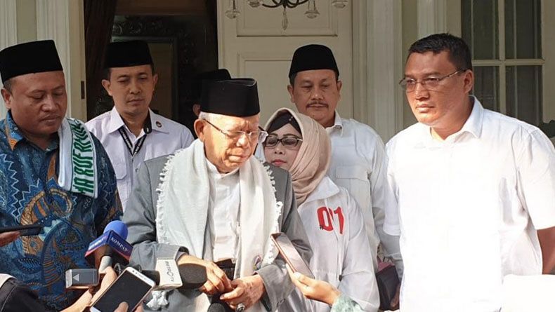 Didampingi Istri, Cawapres Ma'ruf Amin Kampanye di Bogor