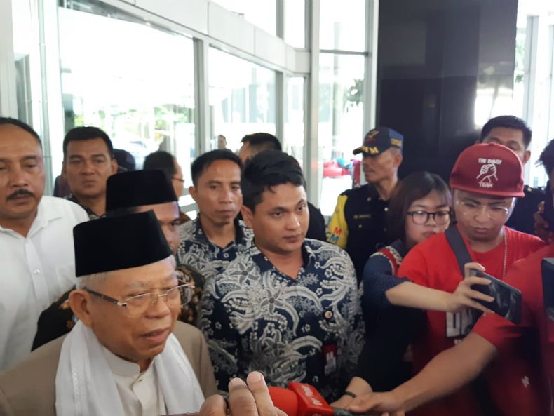 Jenguk Ustaz Arifin Ilham, Ma'ruf Amin: Bimbingannya Masih Dibutuhkan