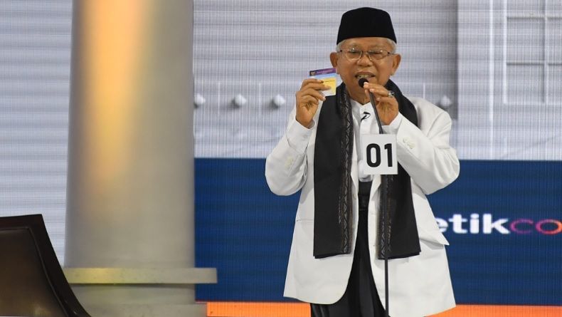 Sandi Kritik Pengangguran, Ma'ruf: Sudah Dibangun Infastruktur Langit
