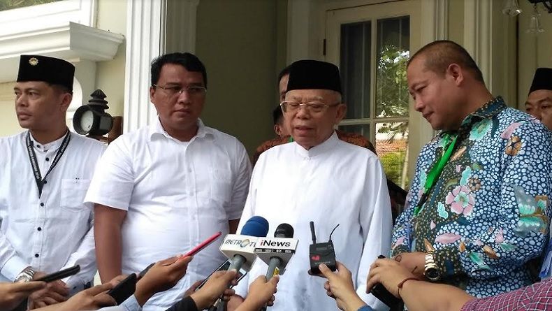 Ma'ruf Amin: Demokrat Ada di Tengah Makin Banyak Kader yang Ikut ke 01