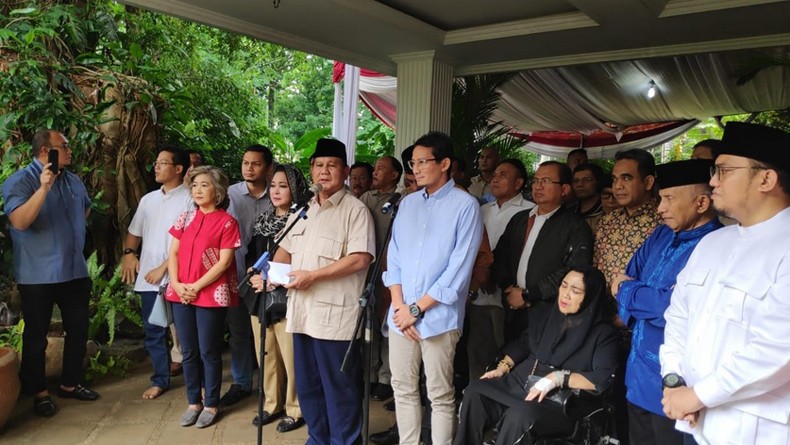 Sebut Dugaan Kecurangan, Prabowo-Sandi Tolak Hasil Rekapitulasi Pilpres 2019
