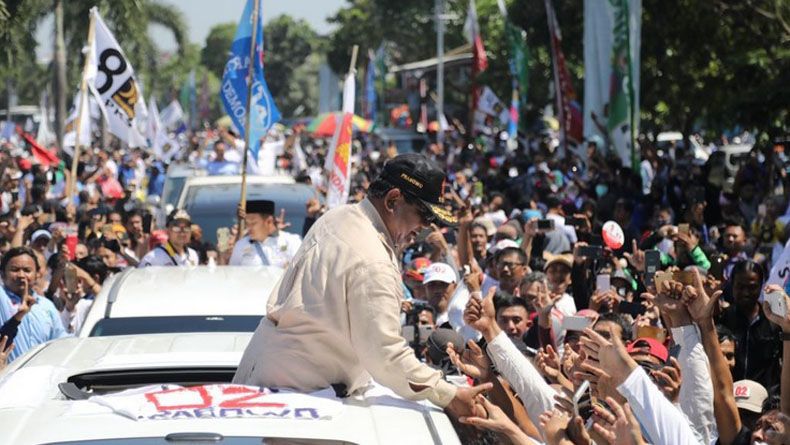 Kampanye di Karawang, Prabowo: Masyarakat Tak Bisa Dibohongi Lagi