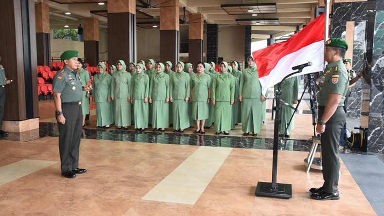 KSAD Terima Laporan Dan Koopssus TNI AD terkait Kenaikan Pangkat 10 Pati