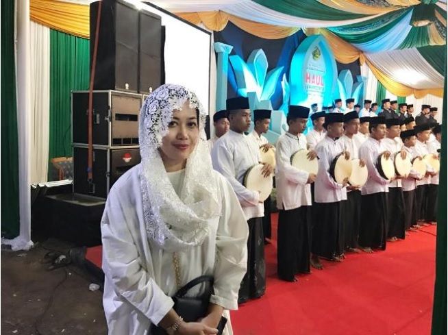 Caleg Perindo Susaningtyas Nefo Hadiri Haul di Ponpes Buntet Cirebon