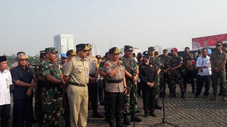 Kapolri Pantau Pengamanan Kawasan MK Jelang Sidang Sengketa Hasil Pilpres