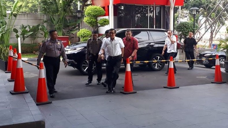 Ditanya soal Pemeriksaannya di KPK, Menkumham Yasonna: Nantilah