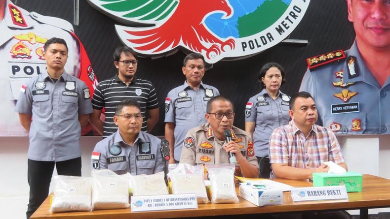 Polda Metro Tangkap Jaringan Narkotika Paling Besar Heroin Kelas 1
