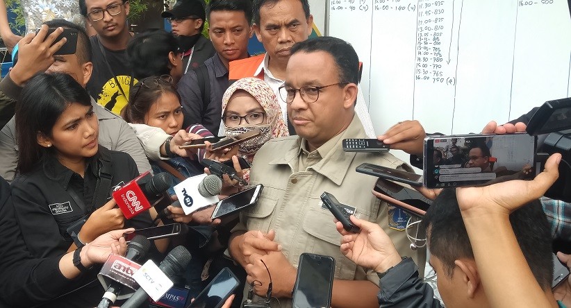 Debit Sungai Ciliwung Turun, Anies: Kondisi Jakarta Makin Terkendali
