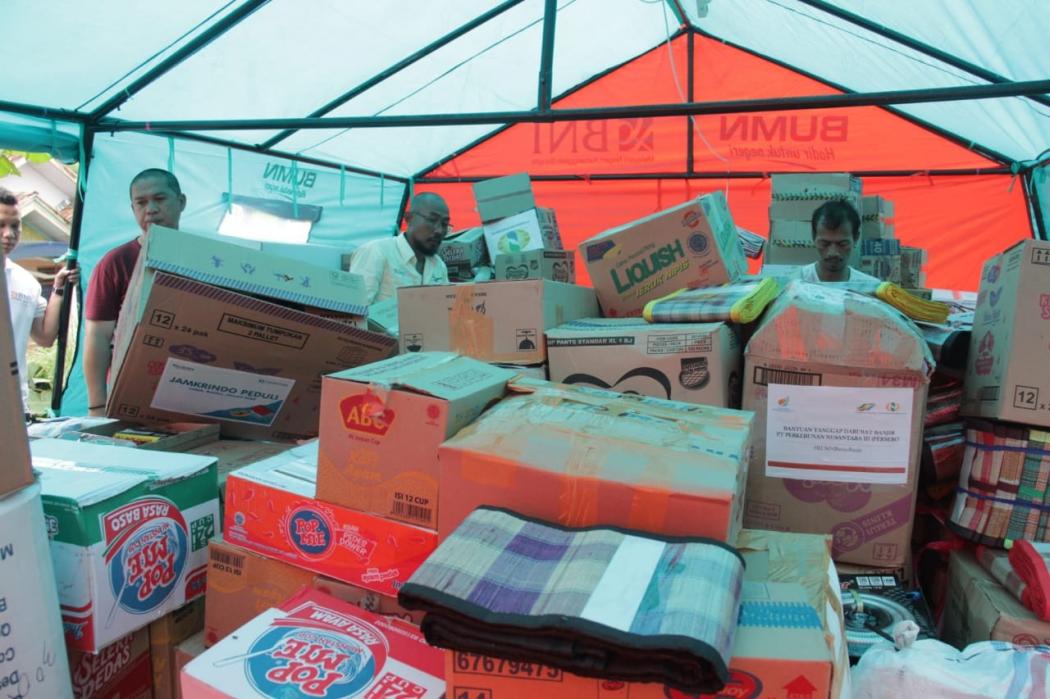 Sinergi BUMN Ringankan Derita Korban Banjir Lebak