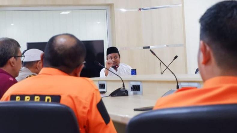 Cek Kesiapan Tanggap Bencana, Wagub Sulsel Minta BPBD Mitigasi Daerah Rawan
