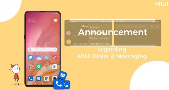 Ponsel Xiaomi Versi Global Akan Dikirim dengan Aplikasi Phone dan Messages Google