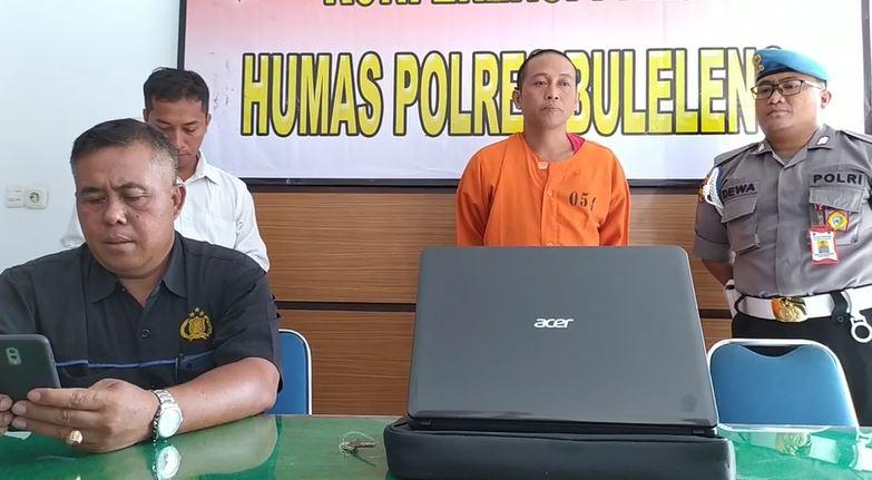 Terdesak Biaya Pengobatan Anak, Penjaga Kos di Buleleng Nekat Curi Laptop Penghuni