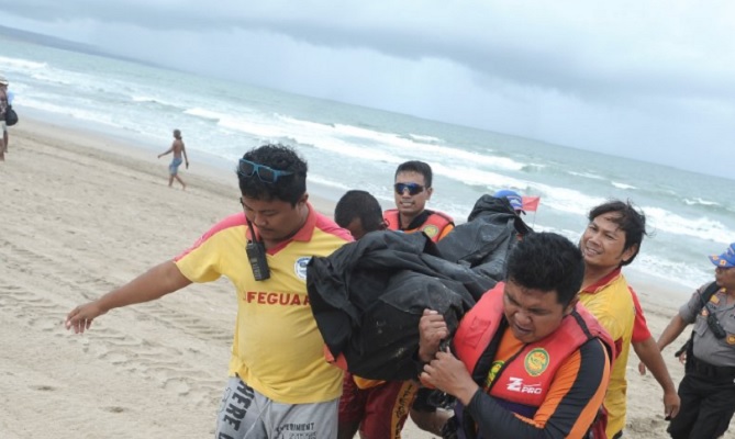 WN Kolombia Lucas Barrales Tewas saat Berenang, Jenazah Ditemukan di Pantai Legian Bali