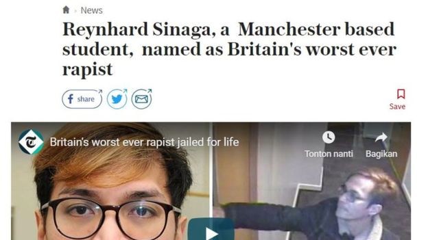 Media Inggris Sebut WNI Pemerkosa Berantai Reynhard Sinaga sebagai 'Peter Pan' dan Predator Seks
