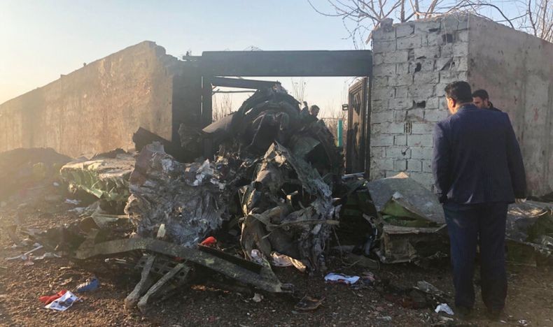 Mesin Pesawat Ukraina yang Jatuh di Iran Sempat Terbakar Sebelum Jatuh