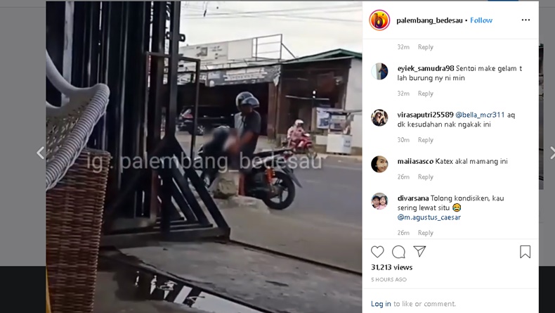 Polisi Buru Pria yang Pamerkan Alat Vital di Pinggir Jalan Palembang