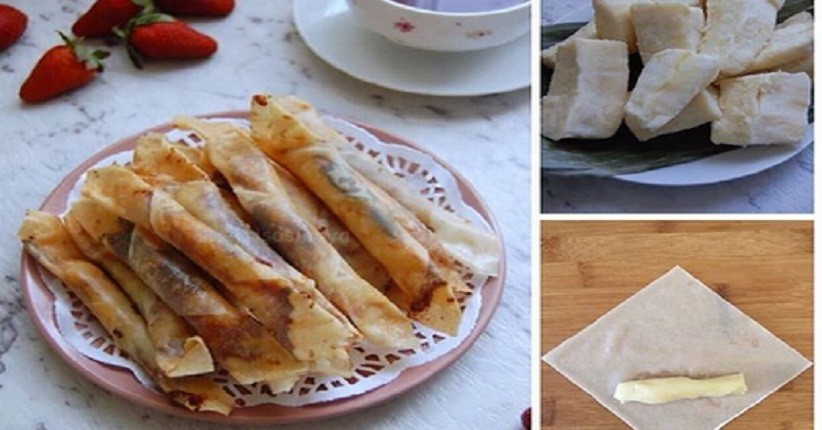Camilan Renyah saat Musim Hujan, Cicipi Tape Caramel Crispy Rolls