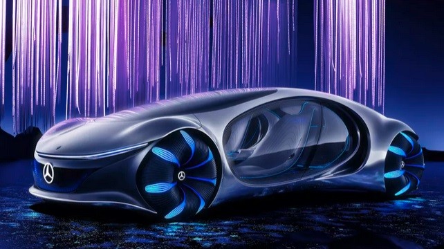 Mercedes-Benz Bangun Mobil Listrik Masa Depan Terinspirasi Film Avatar