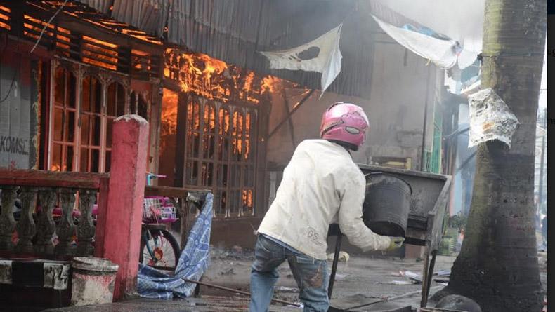 14 Rumah Warga di Padangsidimpuan Ludes Terbakar, Kerugian Miliaran Rupiah