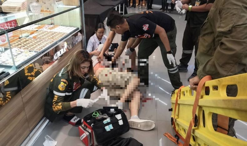 Terekam CCTV, Perampokan Sadis Toko Emas di Thailand Tewaskan 3 Orang