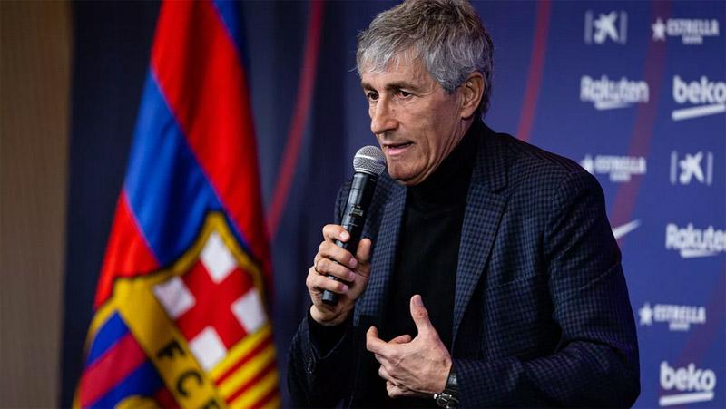 CV Kurang Apik, Quique Setien Yakin Bikin Barcelona Lebih Baik