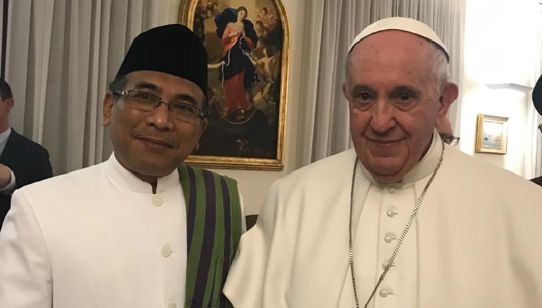 Bertemu Paus Fransiskus, Gus Yahya Sampaikan Aksi NU Lindungi Minoritas
