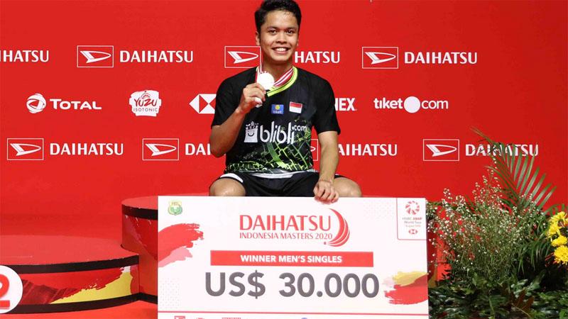 Juara Indonesia Masters 2020, Anthony Ginting: Gelar Ini Sangat Berarti
