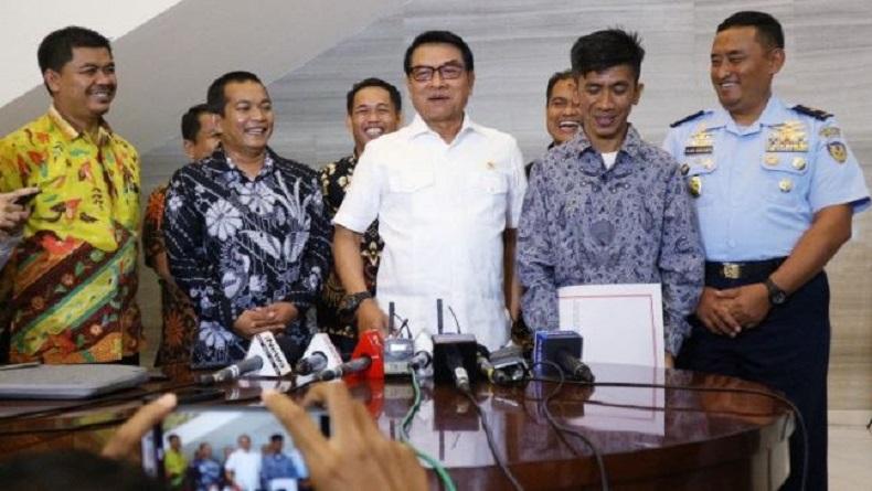 Kepala Staf Kepresidenan Moeldoko Harap Haerul Bisa Buat Pesawat Amfibi