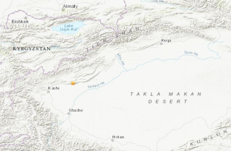 Gempa Bumi Berkekuatan Magnitudo 6,0 Guncang Xinjiang China