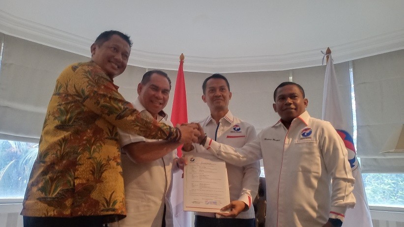 Perindo Dukung Samaun Dahlan dan Cliffors H Ndandarmana di Pilkada Fakfak