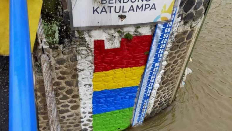 Bendung Katulampa Siaga 3, Warga di Bantaran Sungai Ciliwung Diminta Waspada