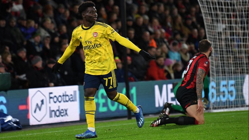 Bukayo Saka Jadi Bintang Kemenangan Arsenal atas Bournemouth