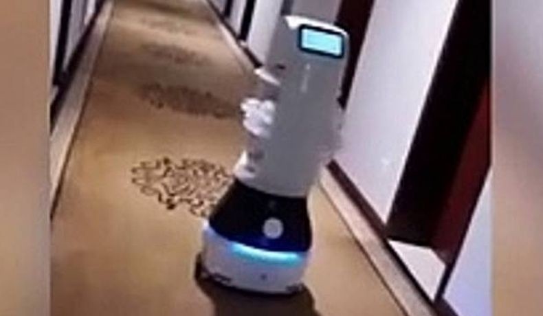 Viral, Robot Layani Tamu Hotel di China yang Dikarantina akibat Virus Korona