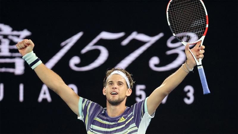 Kejutan, Thiem Singkirkan Nadal untuk Melaju ke Semifinal Australia Terbuka
