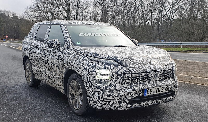 Mitsubishi Outlander 2021 Tertangkap Kamera tengah Diuji Jalan di Eropa, Usung Platform Baru