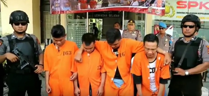 Polresta Denpasar Ringkus Jaringan Palembang Pembobol Rumah Mewah