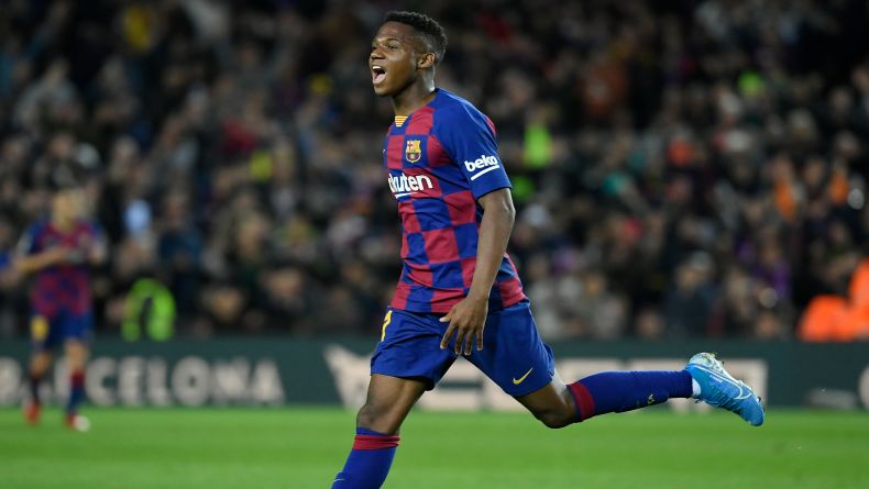 Ansu Fati Ukir Sejarah di La Liga dalam 102 Detik