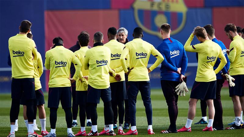 Dua Bintang Senior Barcelona Bertengkar saat Latihan
