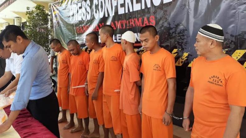 Polres Sleman Tangkap 7 Pengedar Obat Terlarang, Salah Satunya Mantan Petinju Amatir
