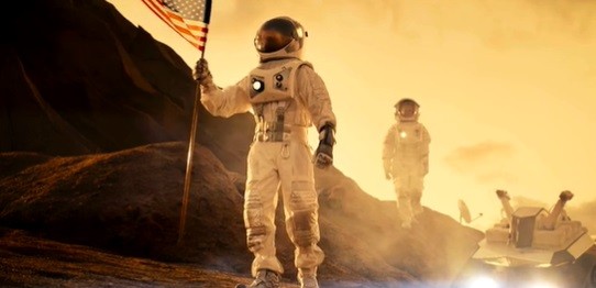 Trump Ingin Melihat Amerika Memasang Bendera di Mars