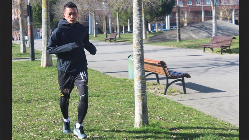 Ismed Sofyan Tetap Jaga Kondisi Fisik di Spanyol