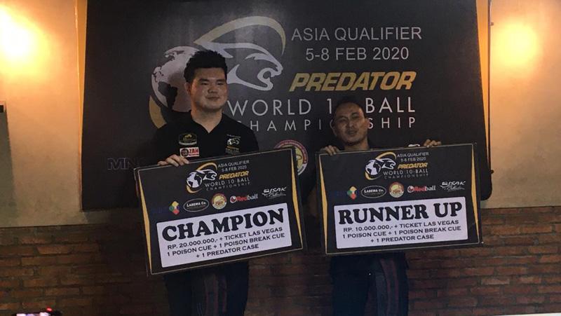 Ferry Runner-up, Pebiliar Singapura Juara Predator World 10 Ball Championship 2020