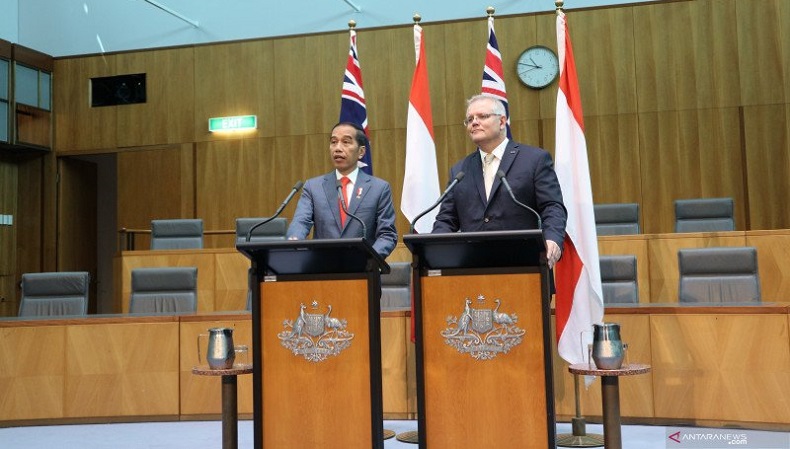 Jokowi Sampaikan Pidato Bahasa Indonesia di Depan Parlemen Australia