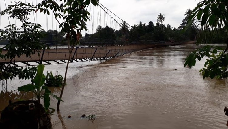 Banjir Musi Rawas, 3 Jembatan Putus 1 Sekolah Rusak