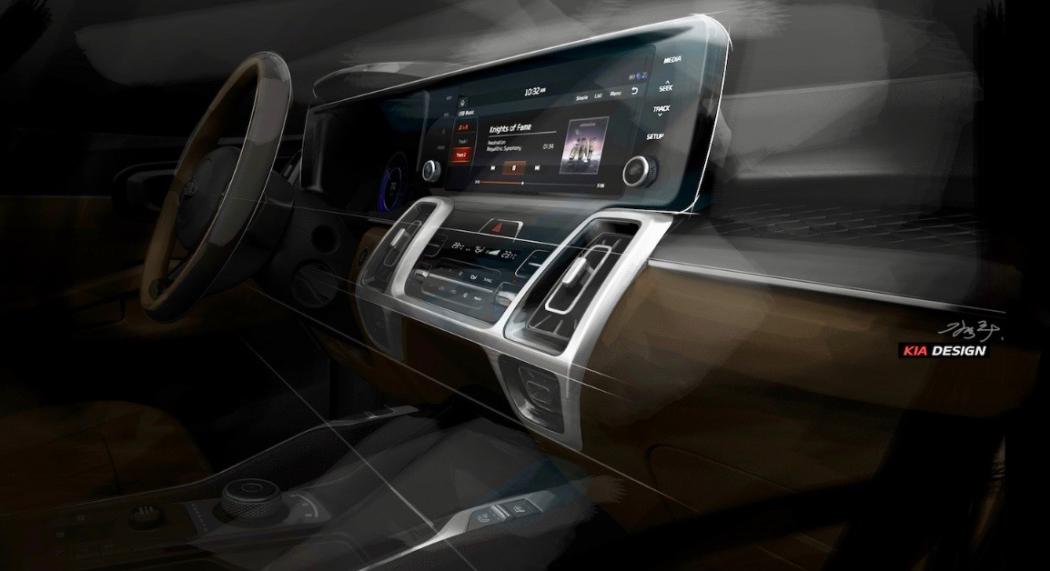 Desain Interior Kia Sorento Model 2021 Tersebar, Begini Penampakannya