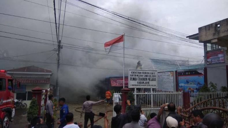 Rutan Kabanjahe Rusuh dan Terbakar, Kemenkumham Sumut Terjunkan Tim ke Lokasi