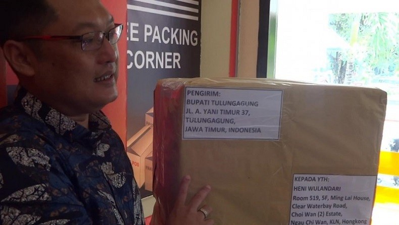 Bantu Buruh Migran di Hong Kong, Pemkab Tulungagung Kirim Ribuan Masker