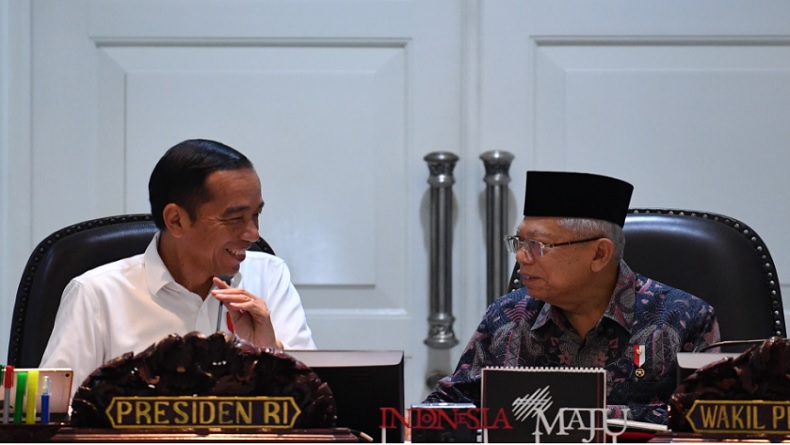 Survei LSI: Publik Cukup Puas Kinerja Jokowi-Ma'ruf Amin