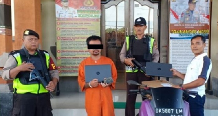 Sinyal Ponsel Terdeteksi, Maling Pembobol SMK Trisakti di Tampaksiring Dibekuk